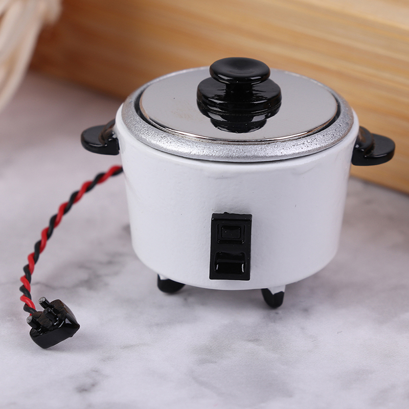 Kitchen Appliances To Gift - 1/12 Scale Dollhouse Miniature Rice Cooker