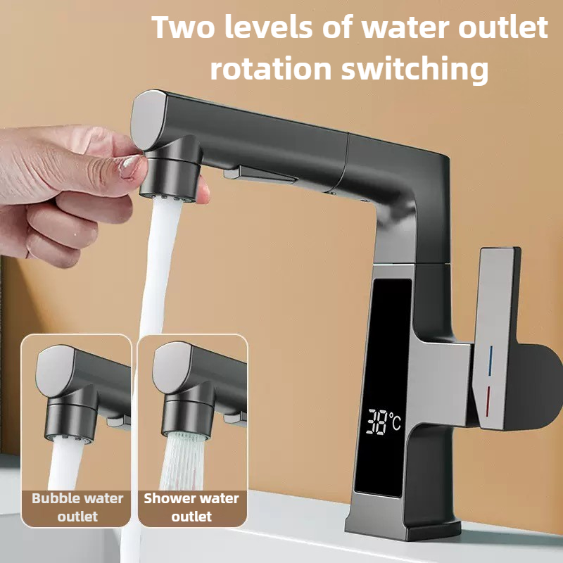 Kitchen Appliances For Restaurant - Digital Display Pulling Faucet Intelligent Temperature