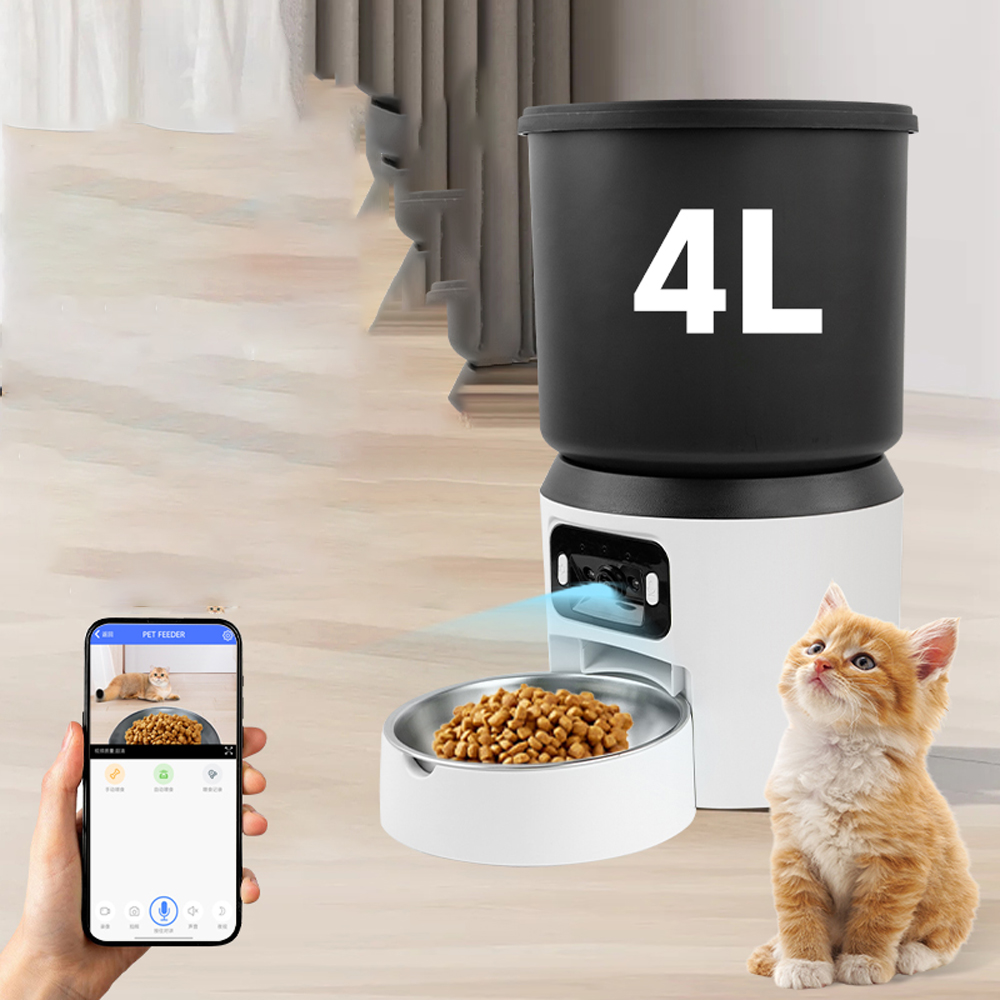 Kitchen Appliances Video - 4L automatic pet feeder with camera
