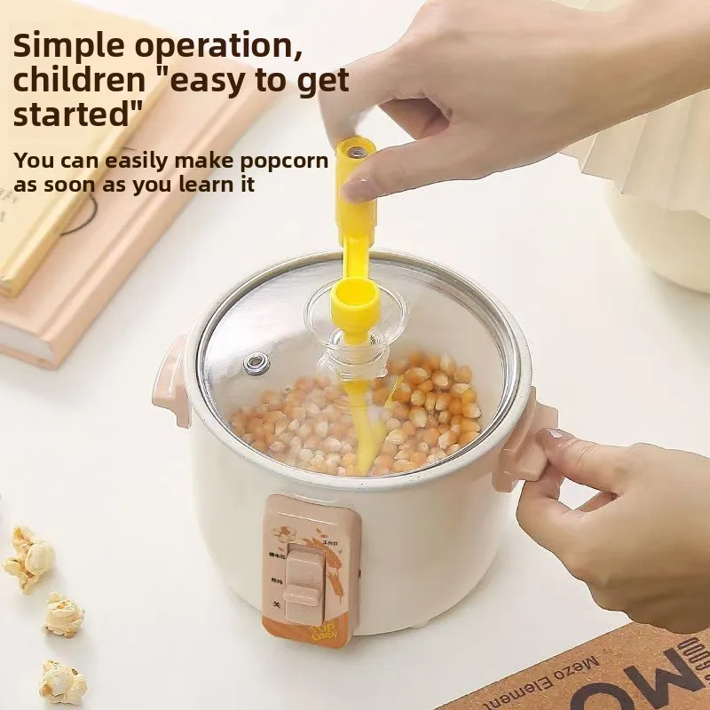 Kitchen Appliances To Gift - DIY Mini Kitchen Hand-crank Popcorn Machine,