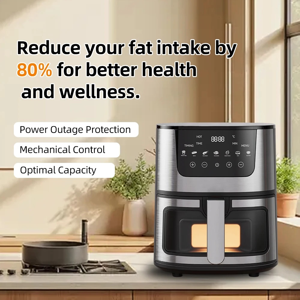 Kitchen Appliances Oven - DIVEDEER 7L Home-Use Air Fryer with