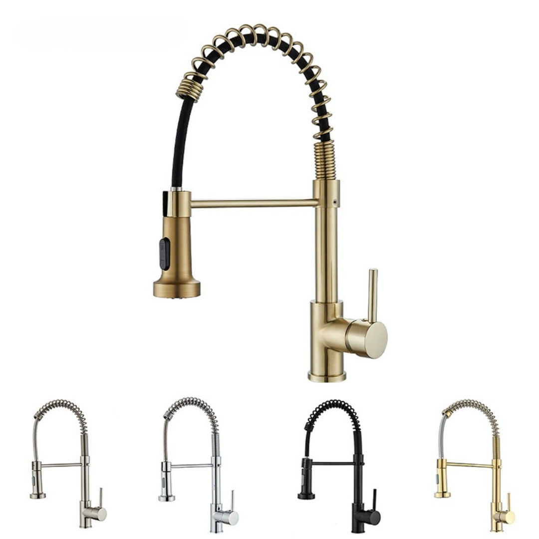 Kitchen Appliances For Restaurant - Brushed Gold Kitchen Faucets Brass Antique