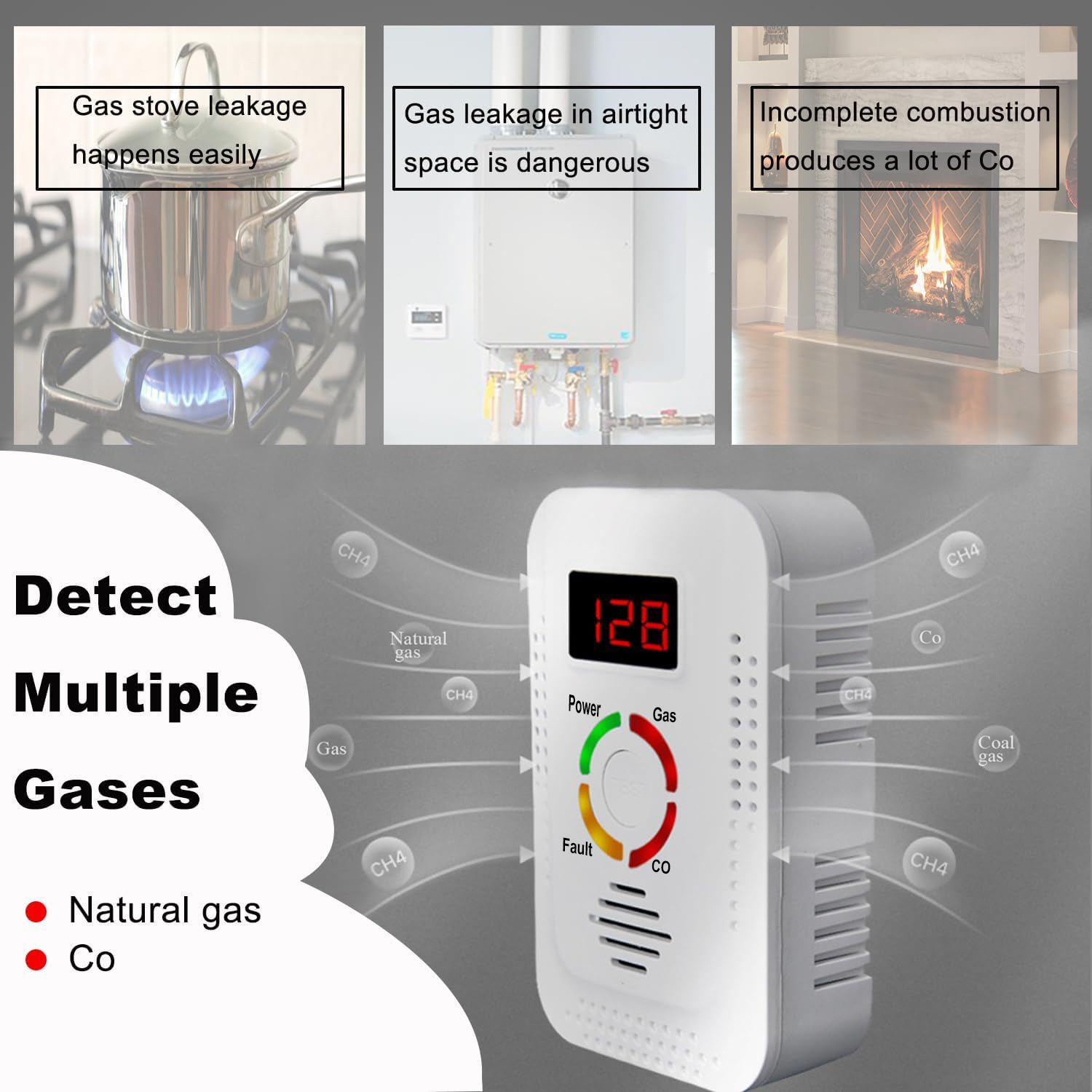 Carbon Monoxide CO And Natural - Kitchen Appliances Video 评论和价格