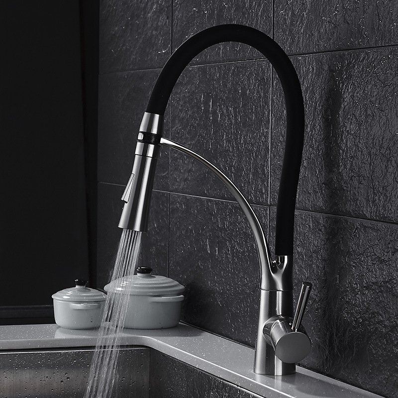 Pull Down Kitchen Faucet Solid - Kitchen Appliances For Restaurant 评论和价格