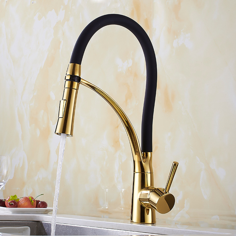 Pull Down Kitchen Faucet Solid - Kitchen Appliances For Restaurant 评论和价格