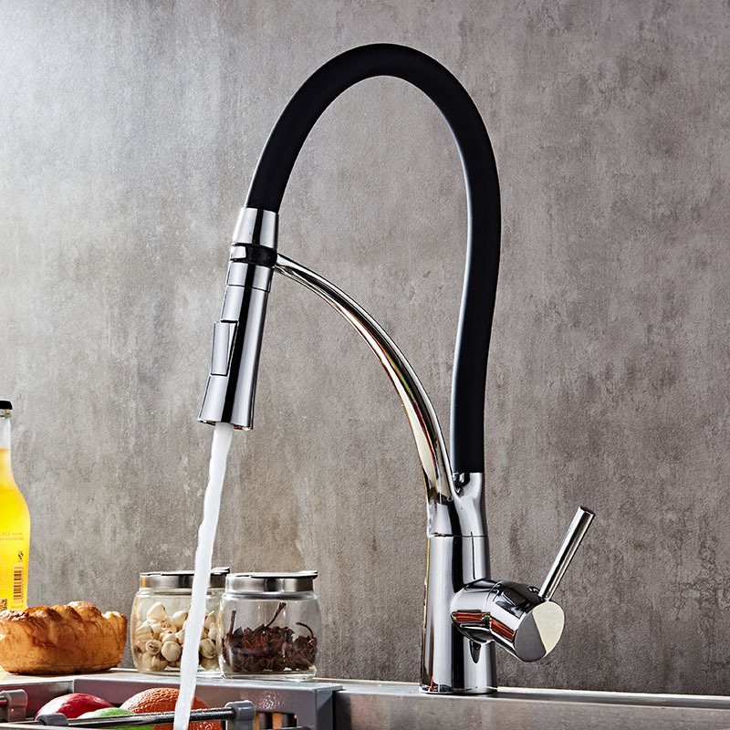 Pull Down Kitchen Faucet Solid - Kitchen Appliances For Restaurant 评论和价格