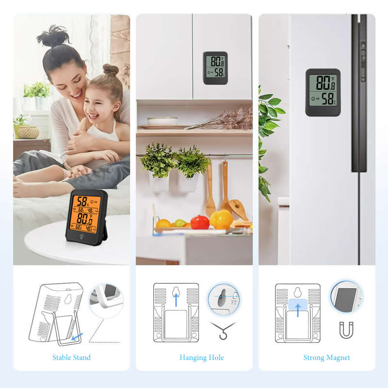 Indoor Digital Temperature Hum - Kitchen Appliances Video 评论和价格