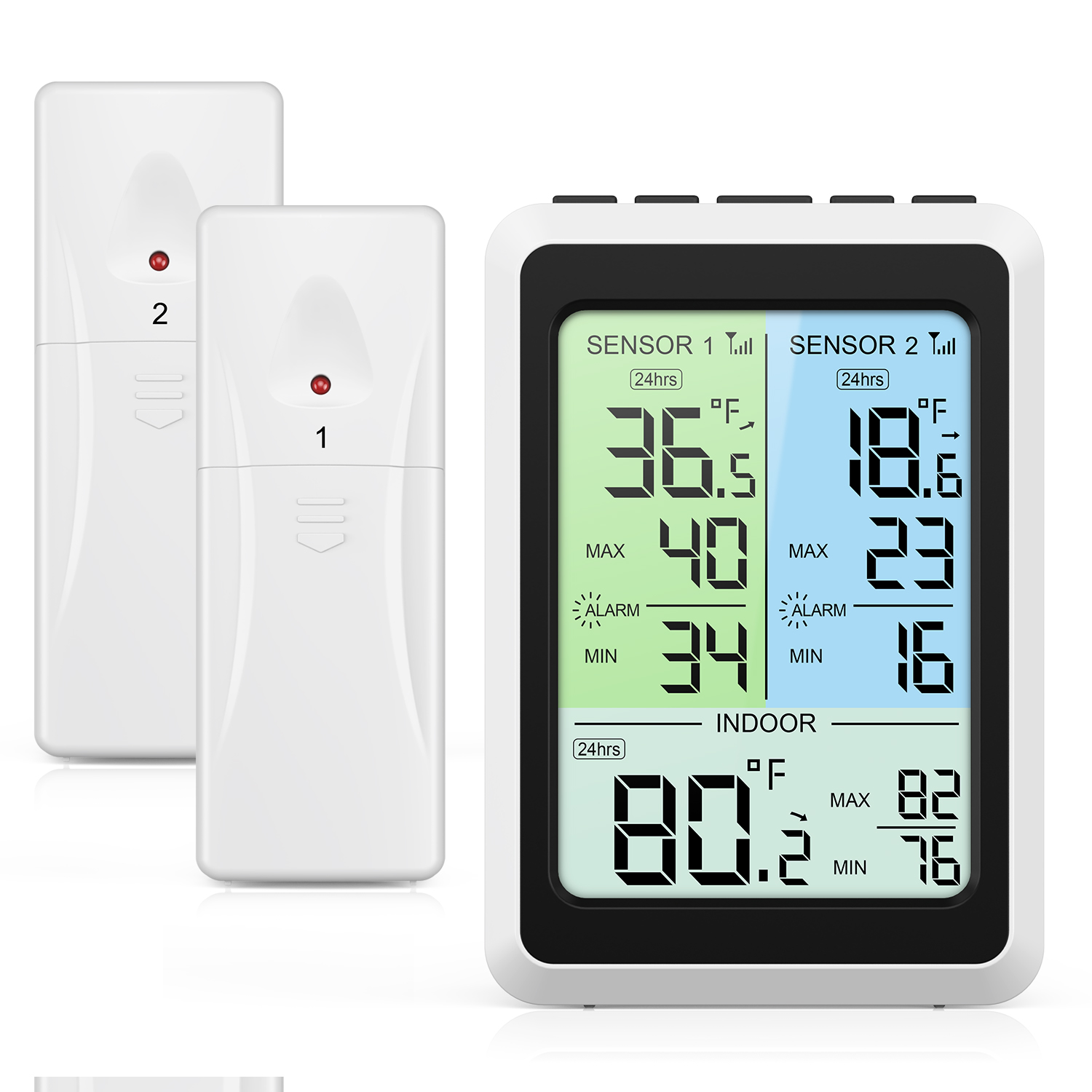 ORIA Digital Fridge Thermomete - Kitchen Appliances Video 评论和价格