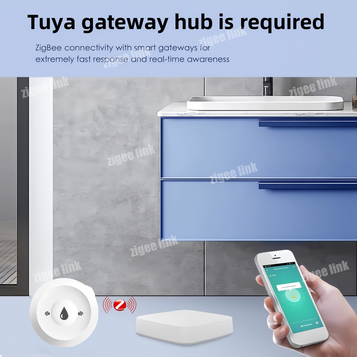 Smart Water Leak Sensor For Tu - Kitchen Appliances Video 评论和价格