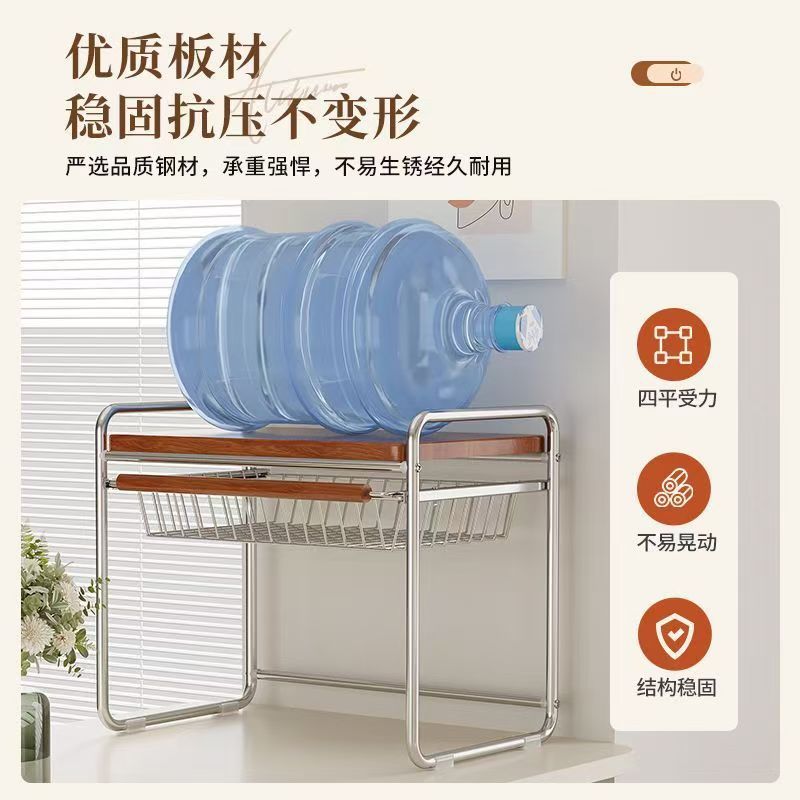 Mid-Century Microwave Stand Pu - Kitchen Appliances Essentials 评论和价格