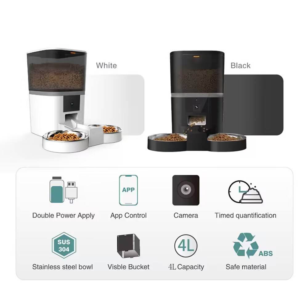 4L Automatic Cat Feeder Smart  - Kitchen Appliances Video 评论和价格