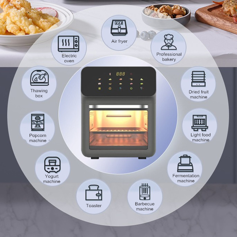 15L Visual Air Fryer with See- - Kitchen Appliances Oven 评论和价格