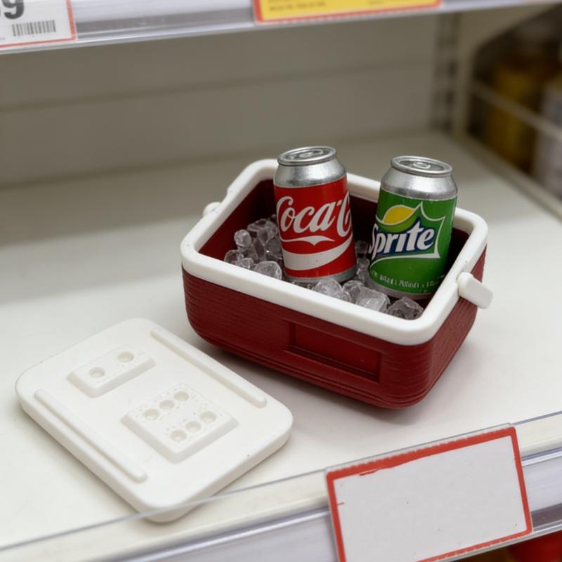 Dollhouse Mini Portable Refrig - Kitchen Appliances To Gift 评论和价格