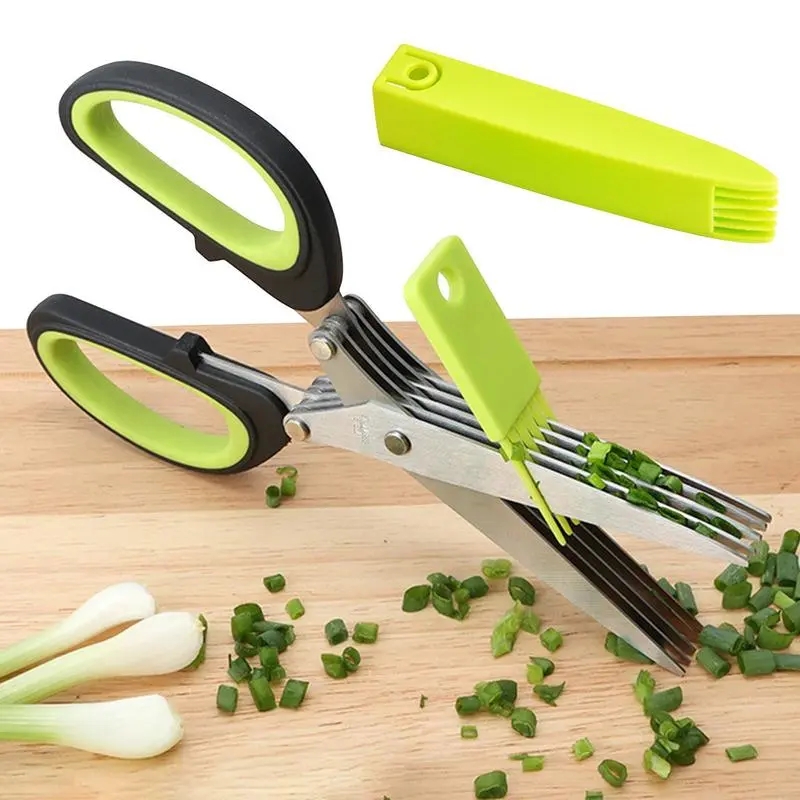 Multi-Layer Scissor Stainless  - Kitchen Appliances Green 评论和价格