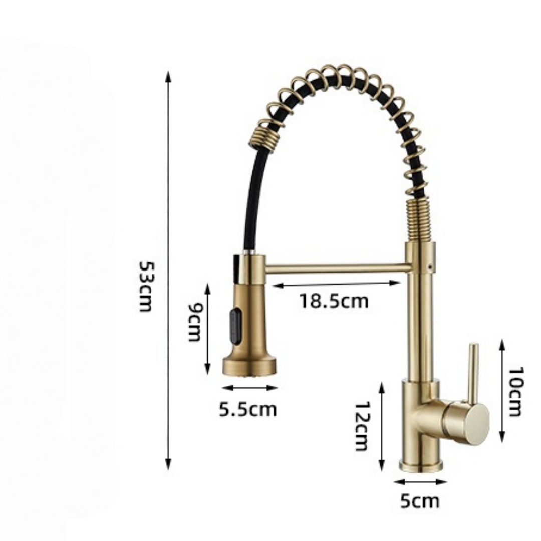 Brushed Gold Kitchen Faucets B - Kitchen Appliances For Restaurant 评论和价格