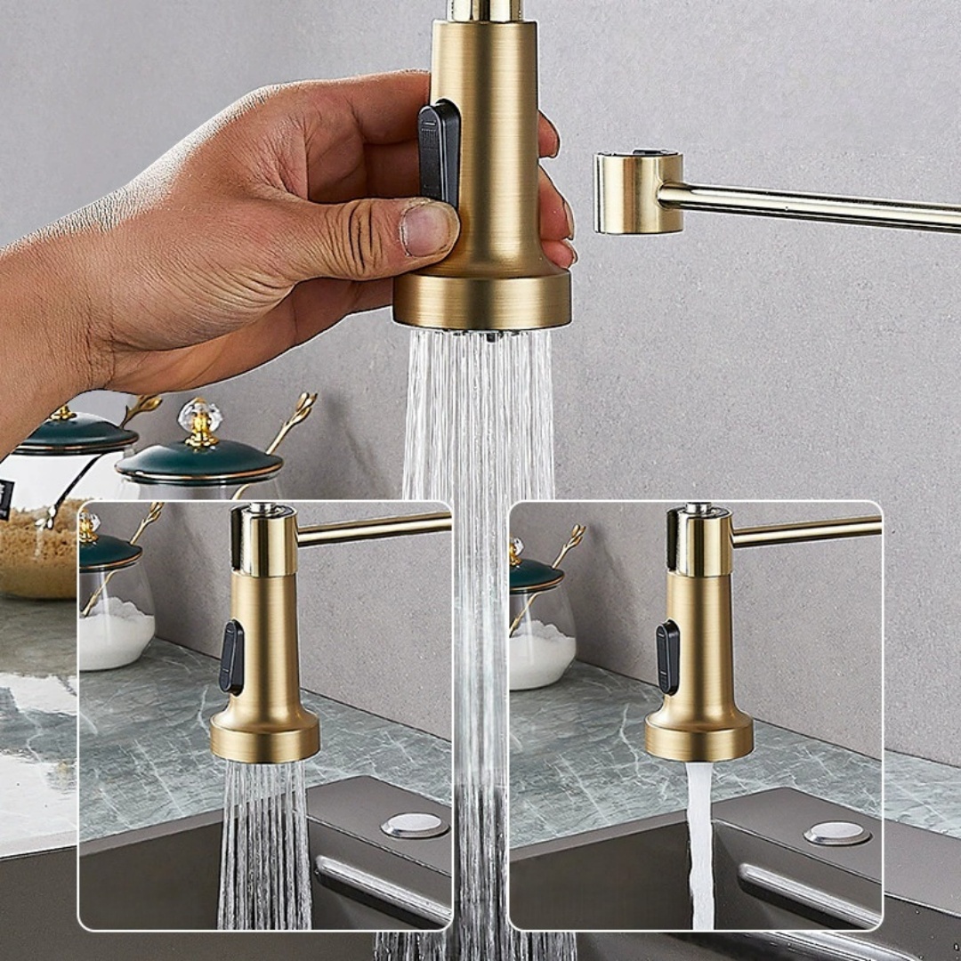 Brushed Gold Kitchen Faucets B - Kitchen Appliances For Restaurant 评论和价格