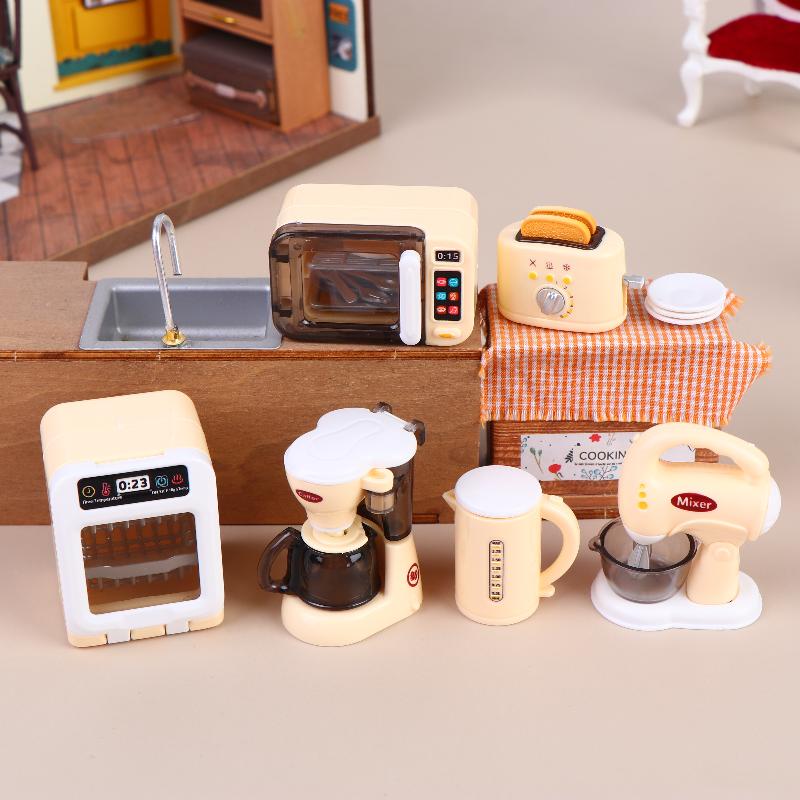 1 Set 1 12 Miniature Coffee Ma - Kitchen Appliances To Gift 评论和价格