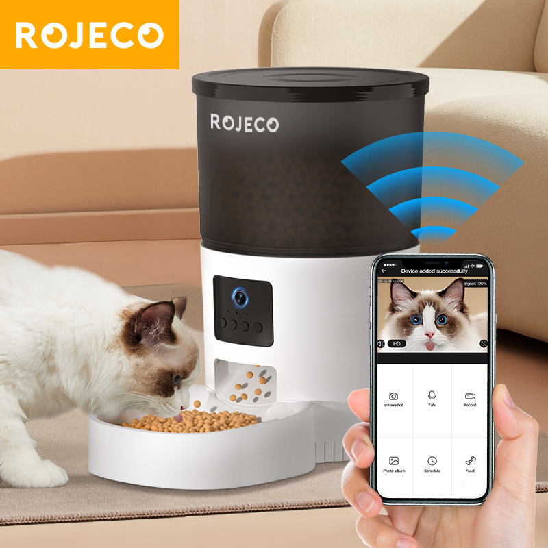 ROJECO Automatic Cat Feeder Wi - Kitchen Appliances Video 评论和价格
