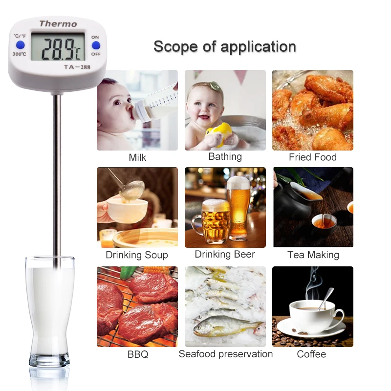 TA288 LCD Digital Food Thermom - Kitchen Appliances Video 评论和价格