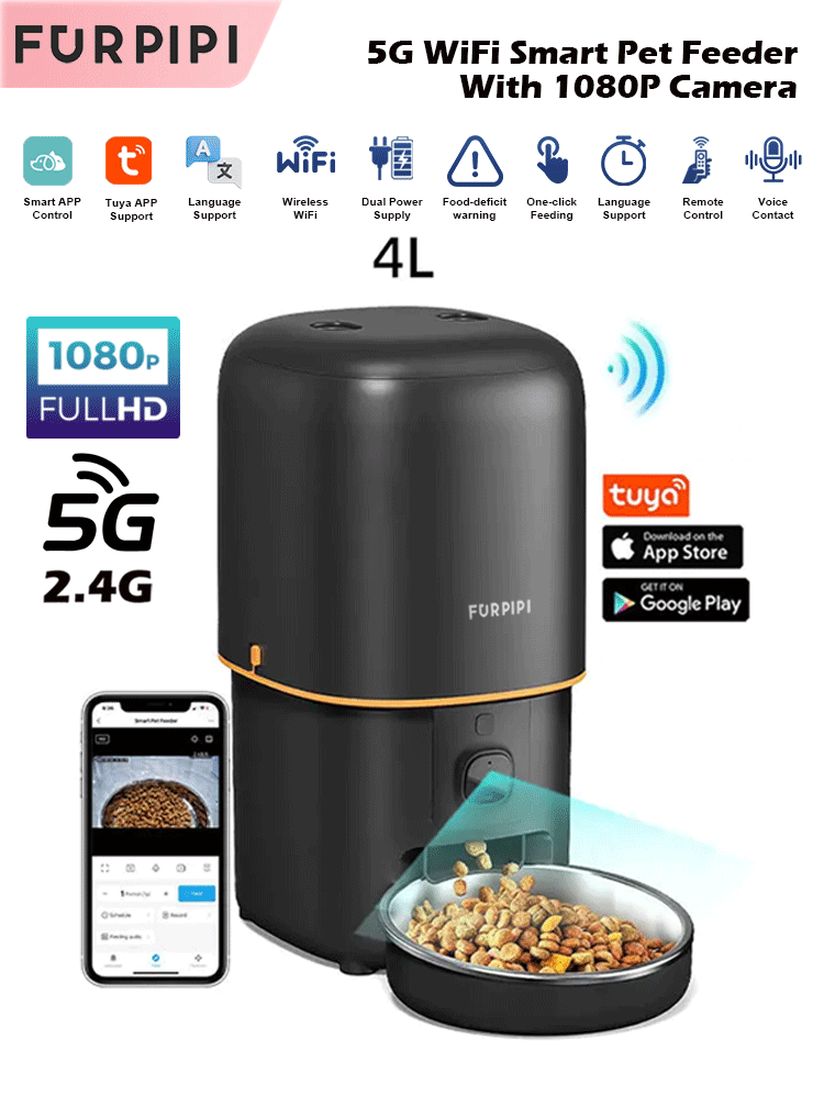Automatic Cat Feeder Camera Pe - Kitchen Appliances Video 评论和价格