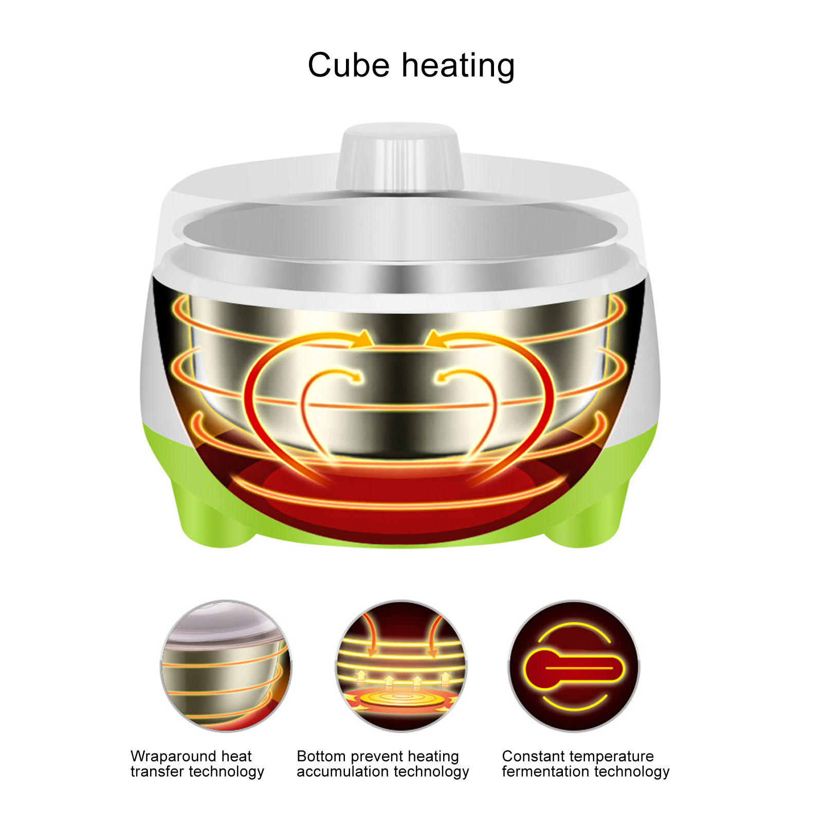 Compact Stainless Steel Yogurt - Kitchen Appliances Green 评论和价格