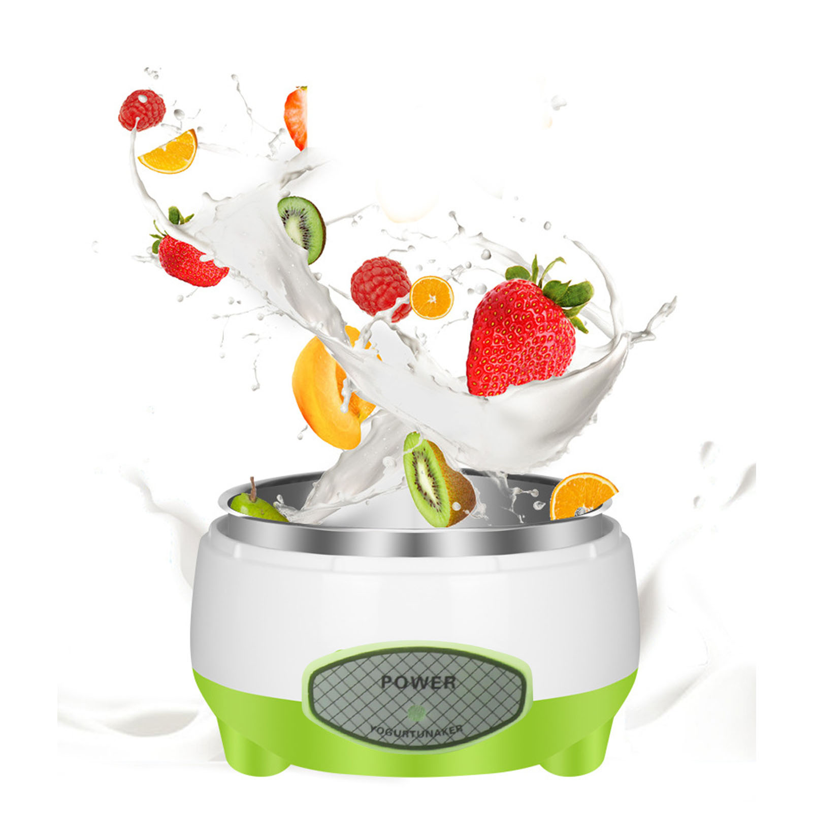 Compact Stainless Steel Yogurt - Kitchen Appliances Green 评论和价格