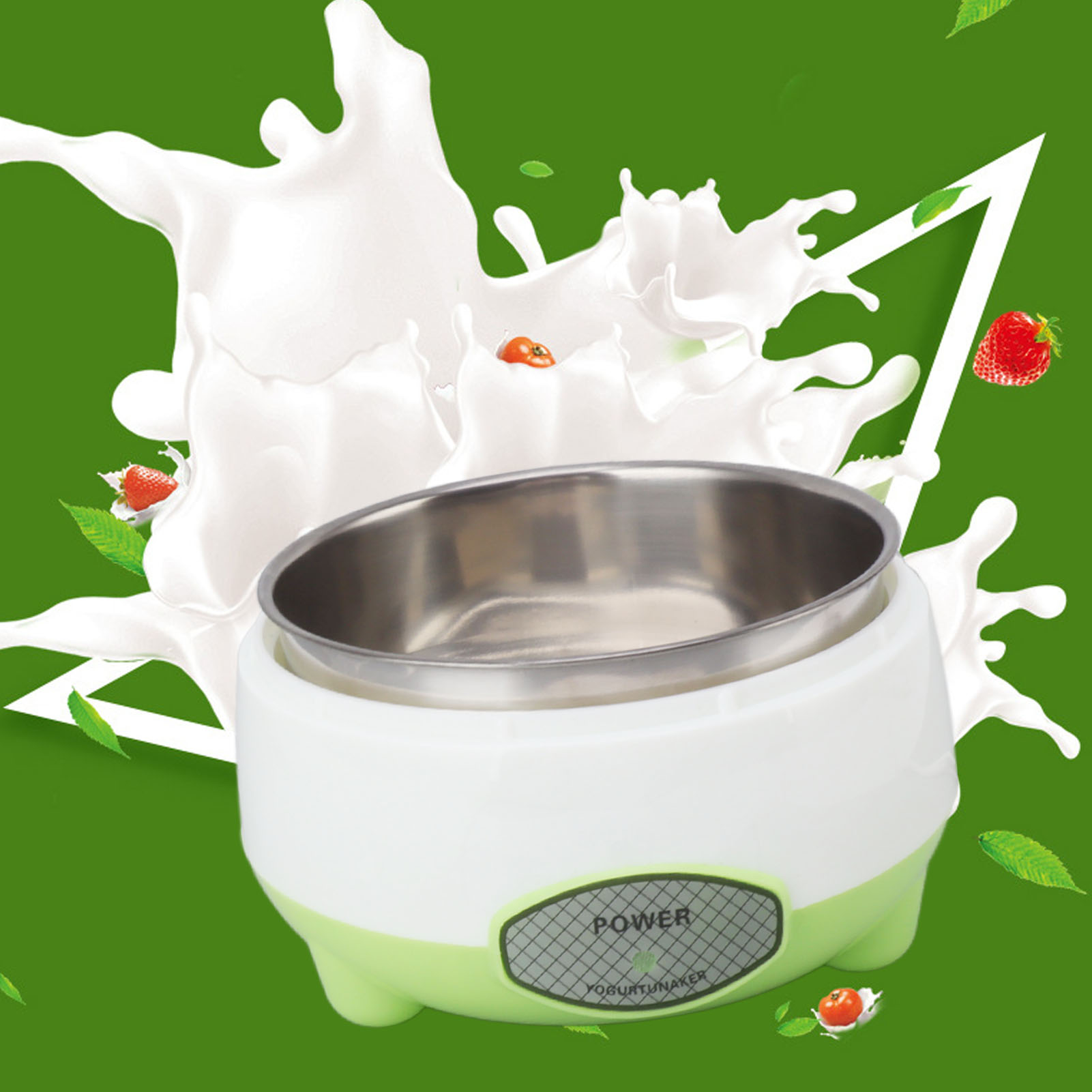 Compact Stainless Steel Yogurt - Kitchen Appliances Green 评论和价格