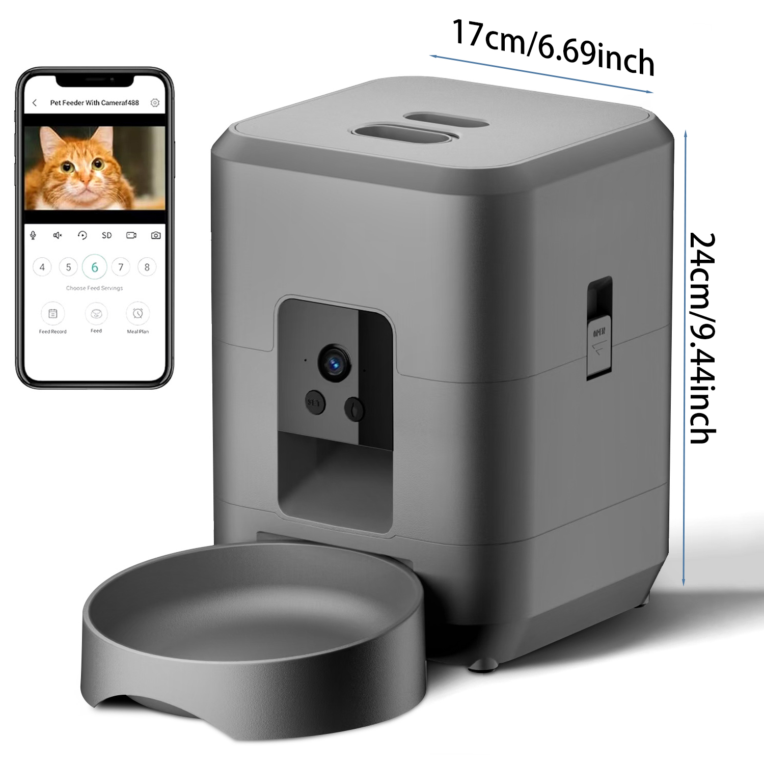 2L Automatic Pet Feeder Cat Sm - Kitchen Appliances Video 评论和价格
