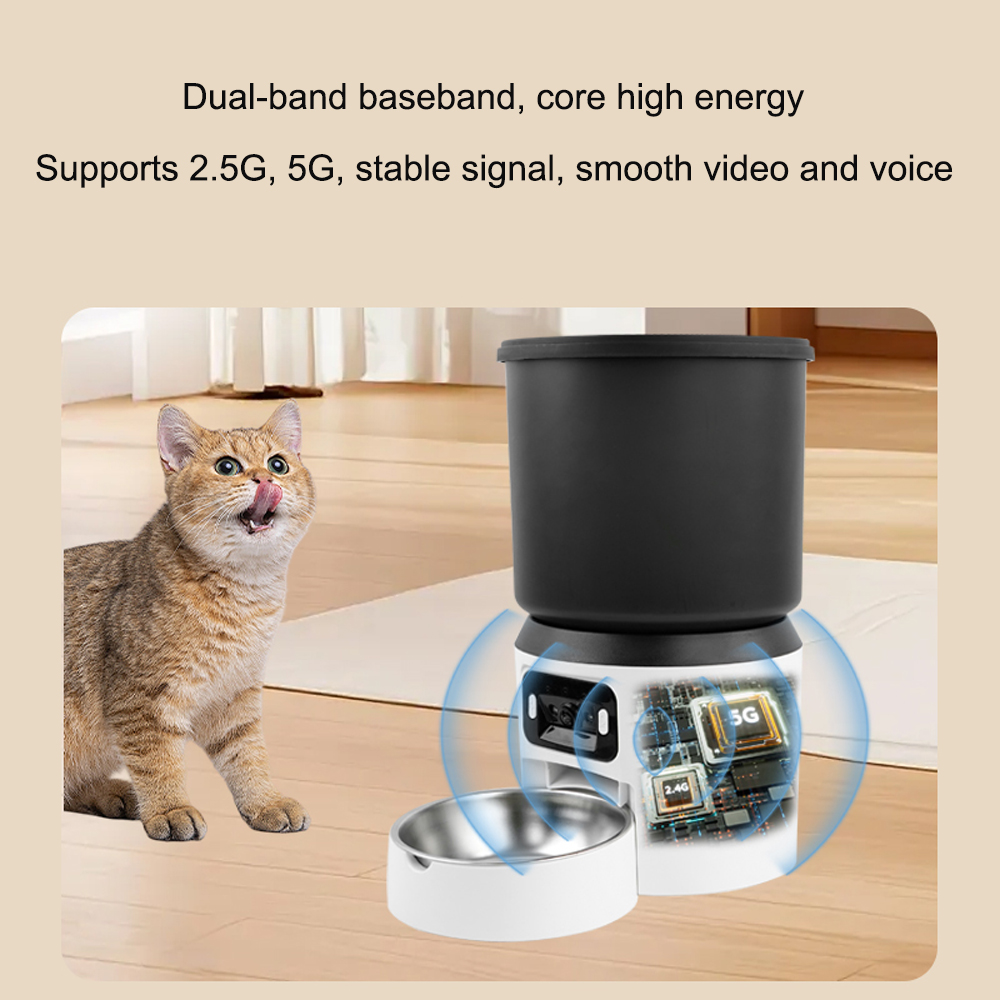 4L Pet Feeder Button WiFi Came - Kitchen Appliances Video 评论和价格