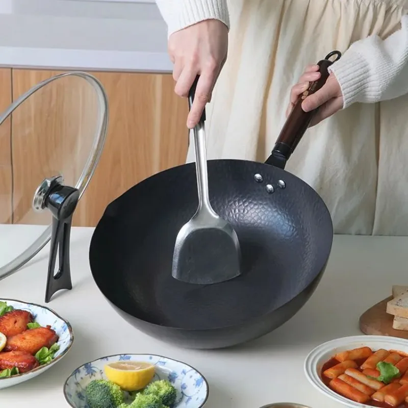 Carbon Steel Wok Pan 32cm Stir - Wok Electric Flat 评论和价格